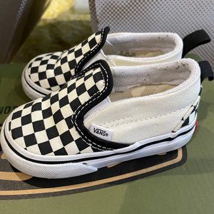 Toddler Slip-On Checkered Vans